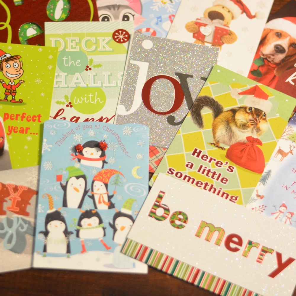 50 assorted Christmas Cards w/ envelopes. NEW!